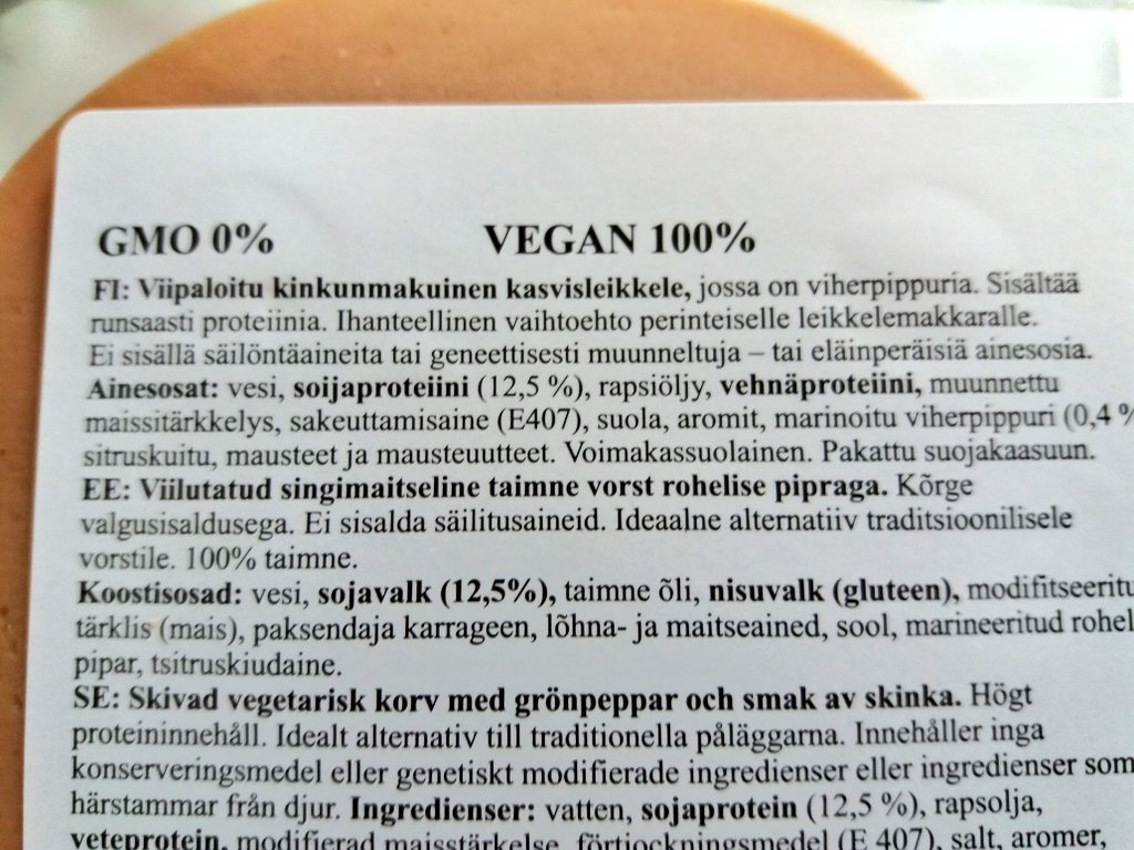 MaipuMaire's tweet photo. @Nuosku Tämä jännä tuote>kuin #ohut maksamakara siivu😊Suola 0,9>tiukkaraja😲
S-Market👍@Raunileena @JohannaKukka @TiinaAiraksinen @LindenA_S https://t.co/uNiXW95KuA