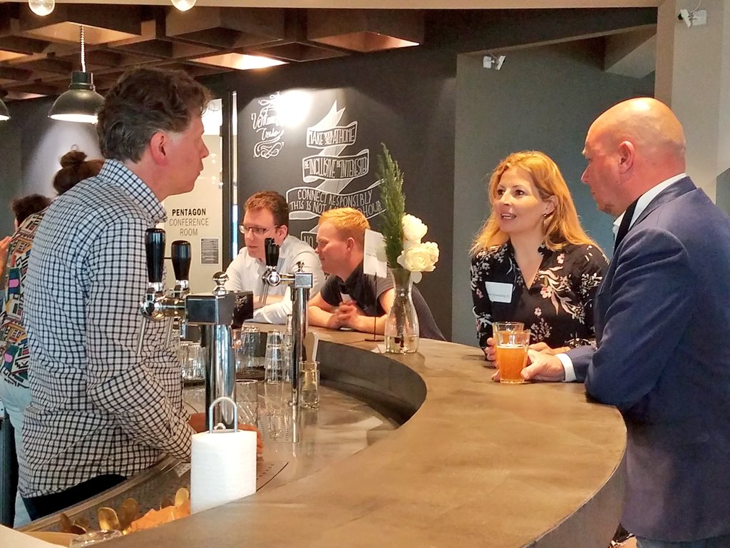StartHubBoston's tweet photo. Venture Cafe in Rotterdam kicks off their Thurs gathering of innovators! #VCRLove https://t.co/dwXo4lXH6X