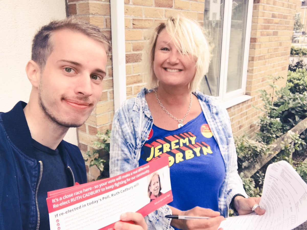 Fantastic day (5 hours encounting!) supporting the brilliant <a href="/RuthCadbury/">Ruth Cadbury</a> for <a href="/BandILabour/">Brentford Labour</a>! Excellent MP! #VoteLabour #GetOutAndVote #GE2017