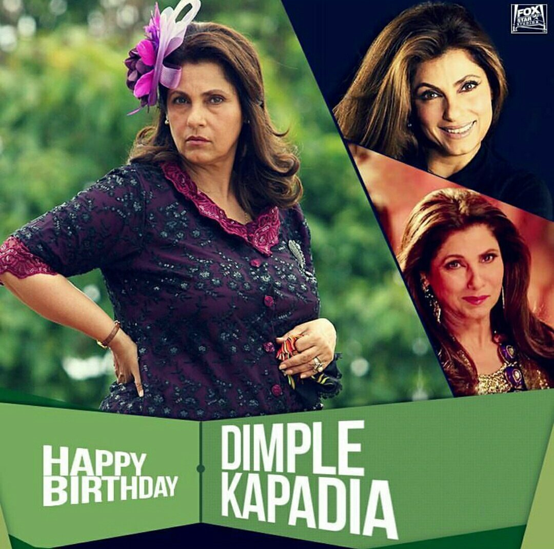 Happy Birthday Dimple Kapadia 