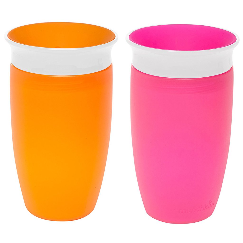 Amazon / Walmart: Munchkin Miracle 360 Sippy Cup, Pink/Orange, 10 Ounce, 2 Count – $7.04 thislow.com/2017/06/08/ama…