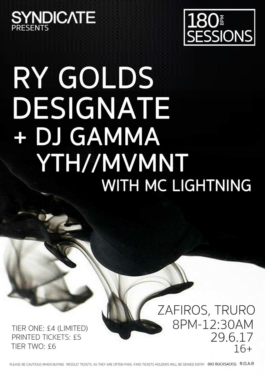 CharlieTasker's tweet image. At the end of this month I'll be playing in Truro for any of you dnb heads✌🏻