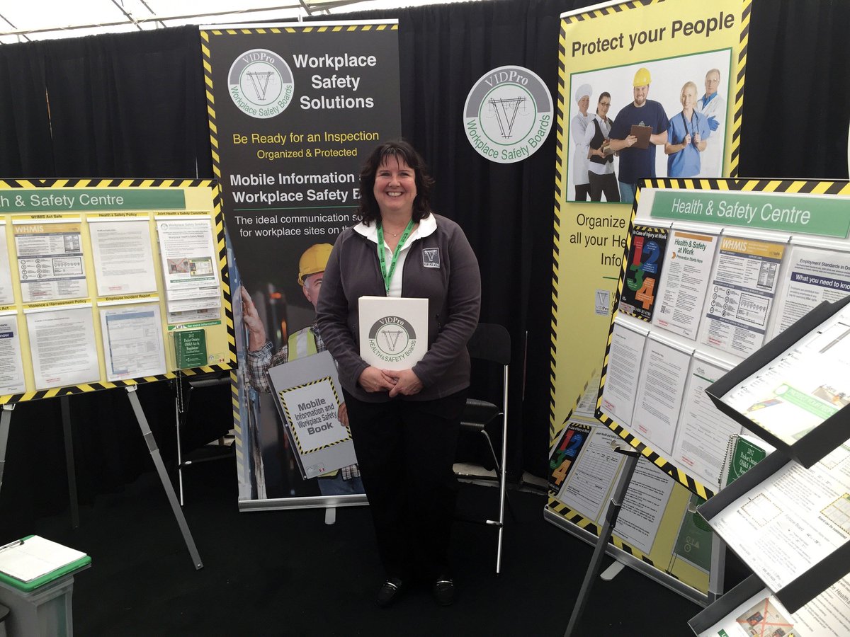 engagedshopping's tweet photo. #VIDPro's Nicki & Jesse are ready to answer all the questions re: #Workplace #Safety Boards at #AORS Trade Show
#WorkSafeForLife https://t.co/jyZi9t2SWC