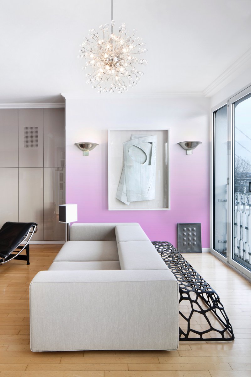 PongsGroup's tweet photo. Pretty in pink! #Textile Wandbespannung #DESCOR mit individuellem #Digitalduck im Farbverlauf. Fรผr ein gutes #Raumklima. https://t.co/D9gXu8BHcy