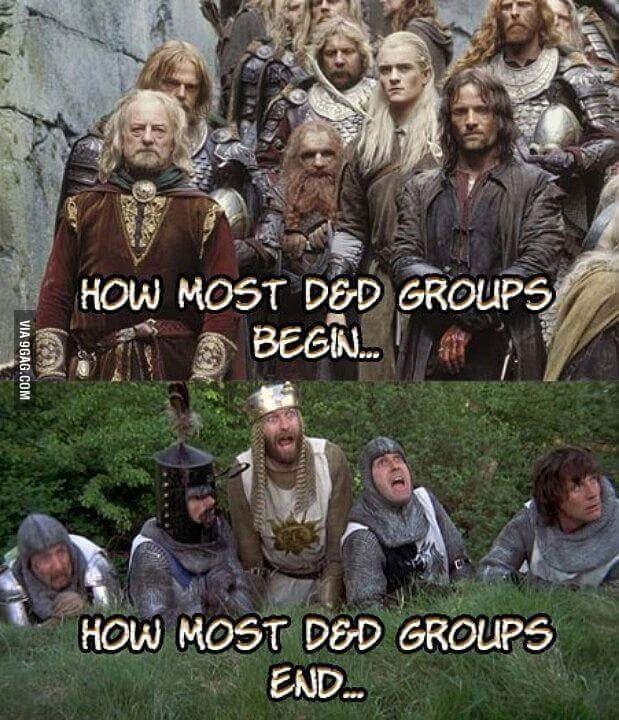 Bombastic_World's tweet image. I wish this wasn't true, but is like this each single time #dungeonsanddragons #MontyPython