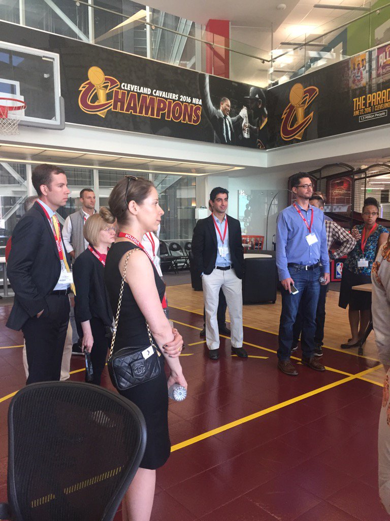 funwithfintech's tweet photo. Touring Detroit and the @QuickenLoans for day 3 of #funwithfintech! @villagecapital https://t.co/3MCbQnqv9O