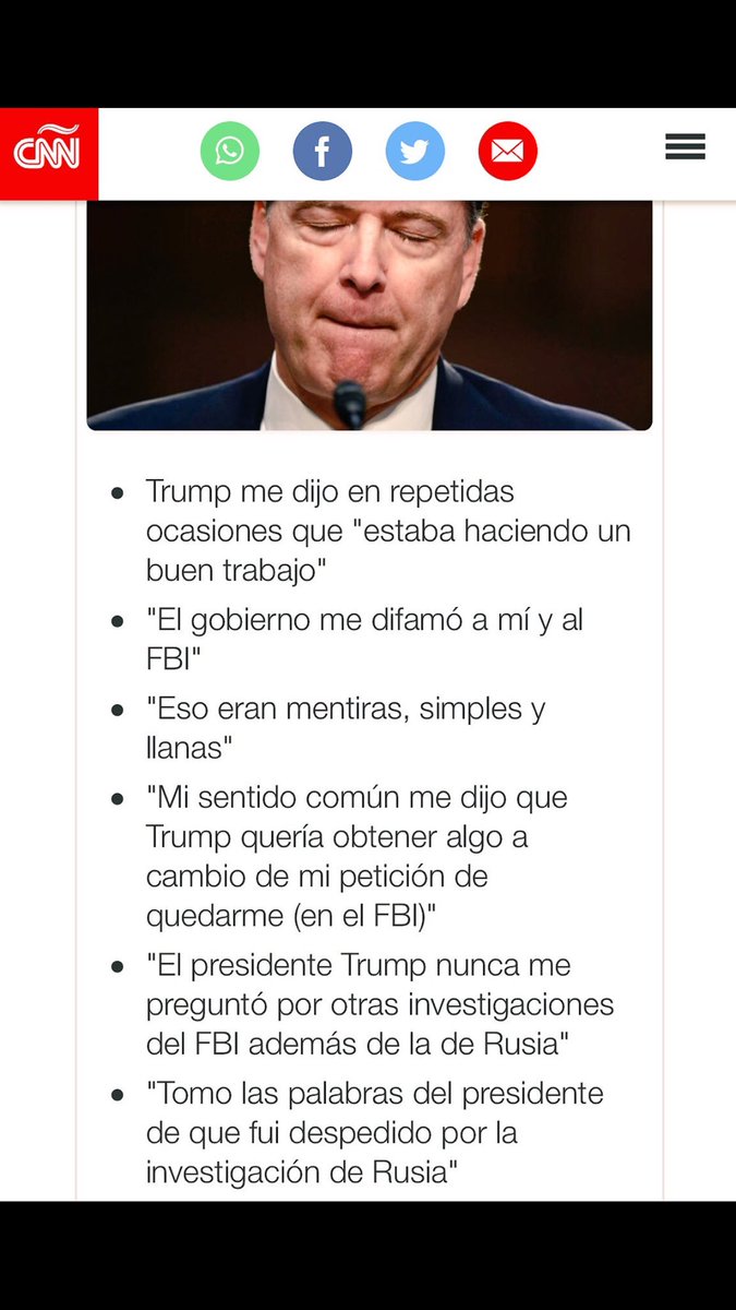 America1260's tweet photo. En este momento primeras declaraciones de #JamesComey ante el comite de inteligencia del senado americano. https://t.co/rpsYfzKQuD