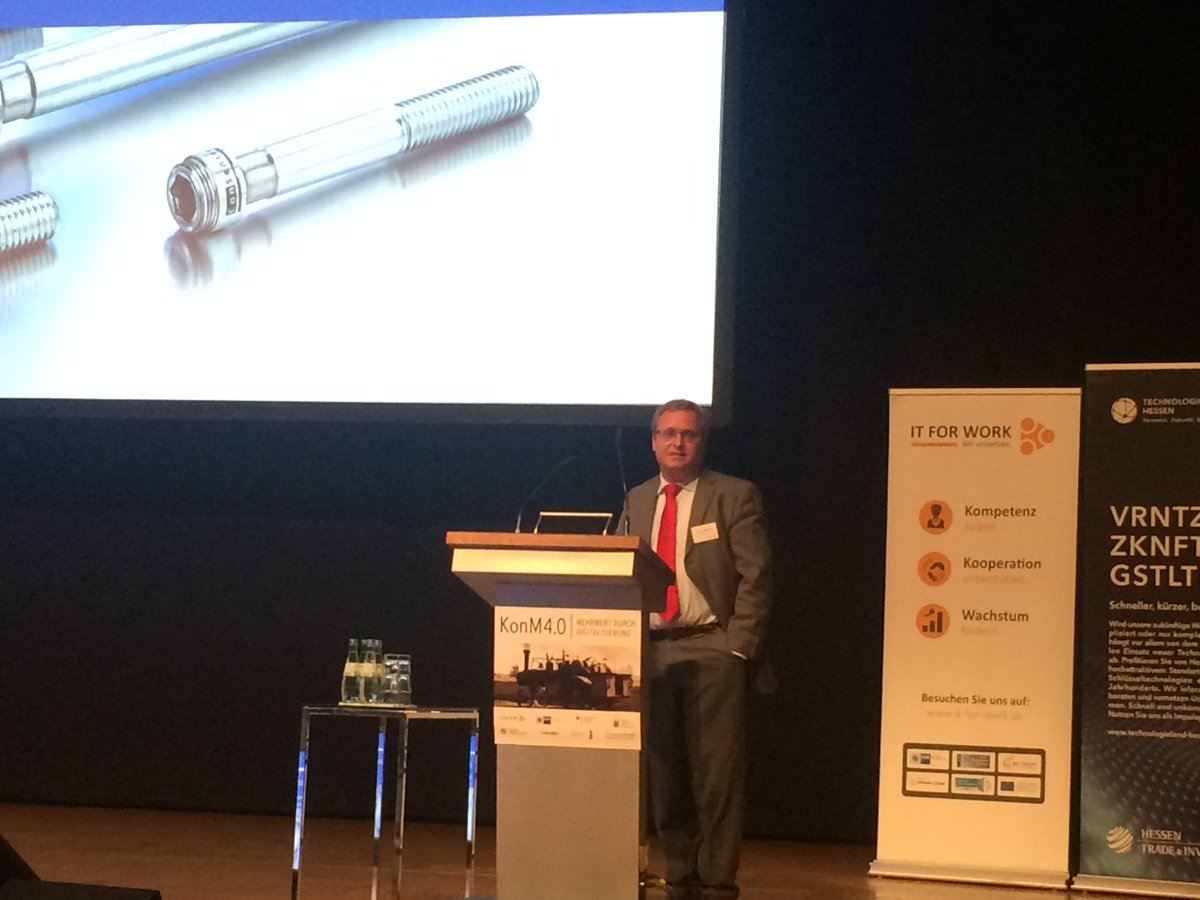 ITFORWORKeV's tweet image. &quot;Wir verleihen Maschinen Sinne&quot;, sagt Dr. Jörg Stahlmann von Consenses beim Start-up-Pitch auf der #Konm40.