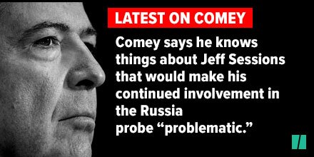 Comey can't talk about this in open session, but wow