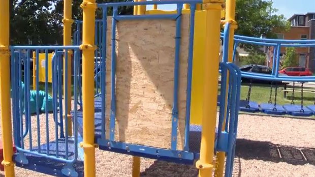 Recalled slides removed from Calgary playgrounds over amputation risk  ow.ly/7SS930cqKbi
