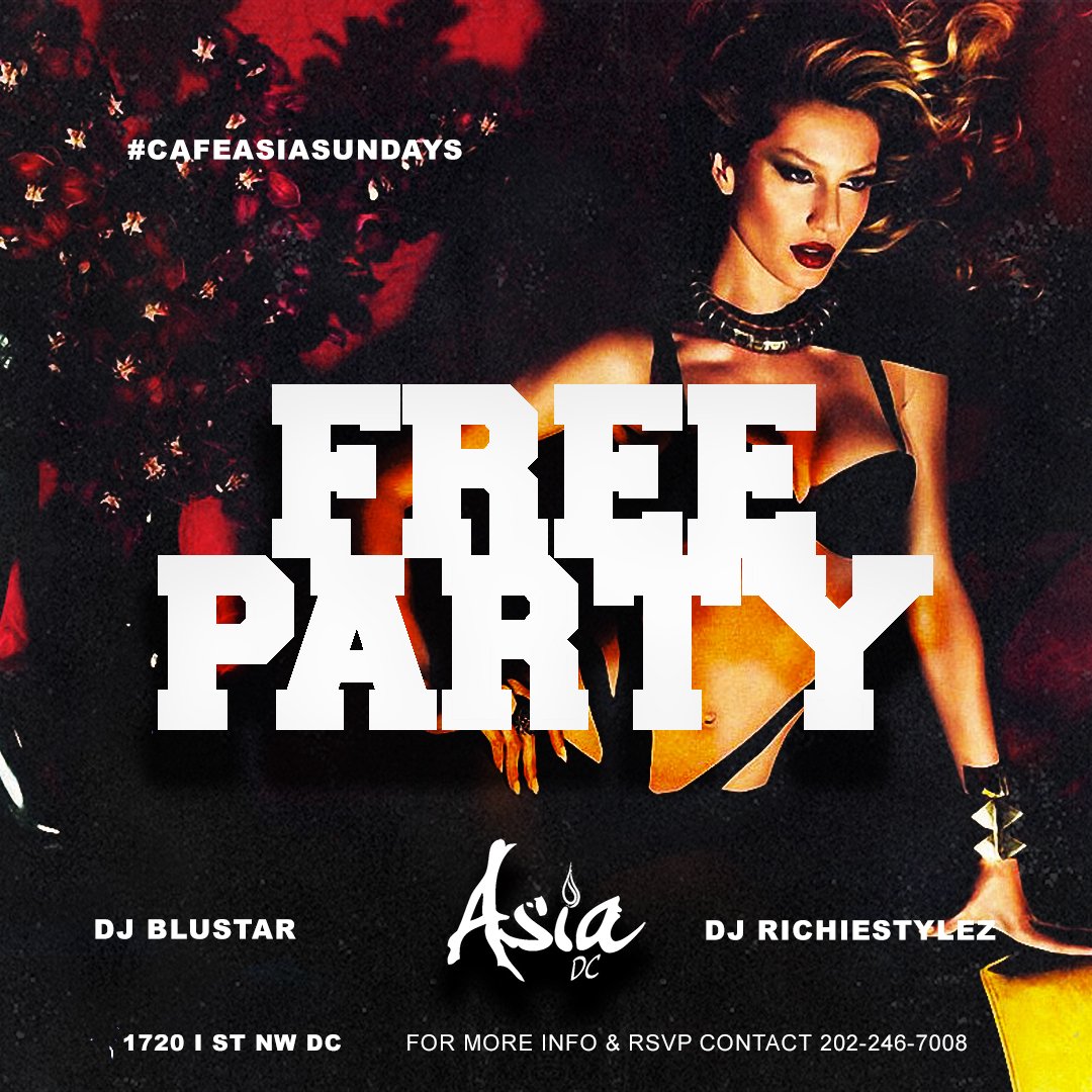 TaeSweizy's tweet photo. Everybody Free This Sunday at Cafe Asia β #CafeAsiaSundays Recently Was #CitiesSundays. https://t.co/SRdP8Z0Opn