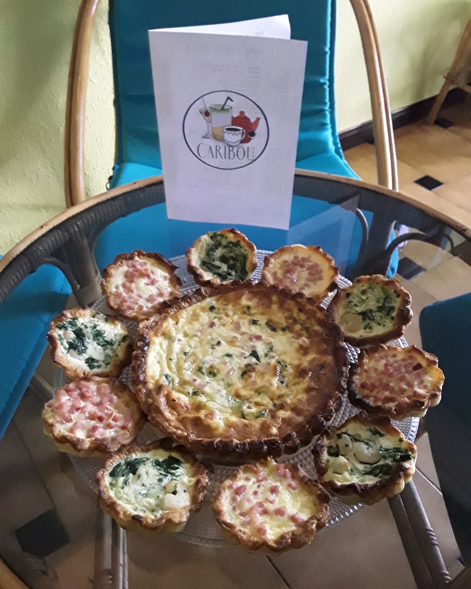 BarCaribou's tweet photo. Mmm..😋😋 Quiche per a tots els gustos!!
#BarCaribou #Batuts #Cocktails #Cerdanyola #Quiche https://t.co/DWNlXT669K