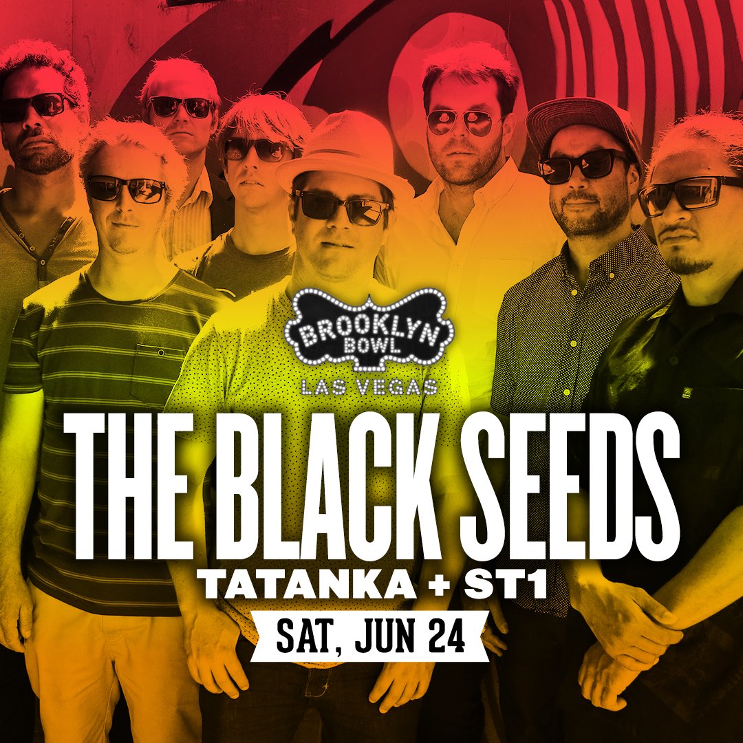 🎰🎰 2 Days Away!!
<a href="/TheBlackSeeds/">The Black Seeds</a>
<a href="/tatankadub/">TATANKA</a>
<a href="/ST1reggae702/">ST1reggae</a>
at The Bowl SAT JUNE 24, 2017

Get tickets brooklynbowl.com
#vegas #reggae