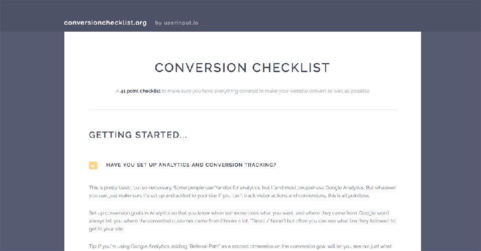 Super mooie checklist met tools om je website conversie te optimaliseren. Heb jij nog aanvullende tips? snipsnaponsocial.smh.re/T