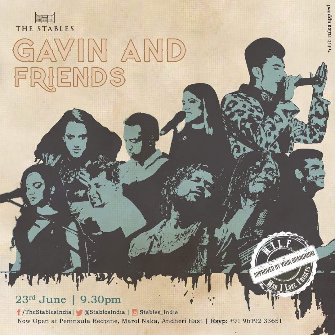 Tonight come on over for an evening of enchanting melodies! #ManILoveFridays presents 'Gavin &amp; Friends'! 9:30pm onwards
#GigAlert #LiveMusic