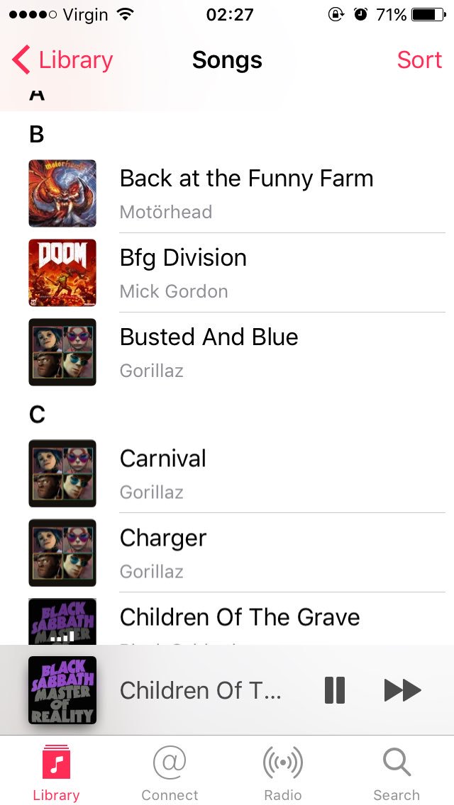 | When your music library is trash