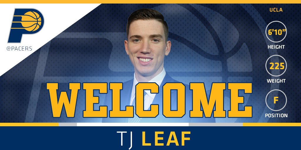 Image result for TJ Leaf Pacers uniform