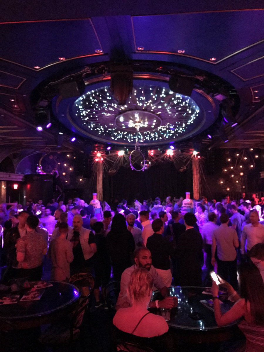 outmagazine's tweet photo. We're here at the breathtaking and historic, #DiamondHorseshoe to celebrate pride with OUT's dearest friends and family. #OUTPride https://t.co/EYulitgAqE