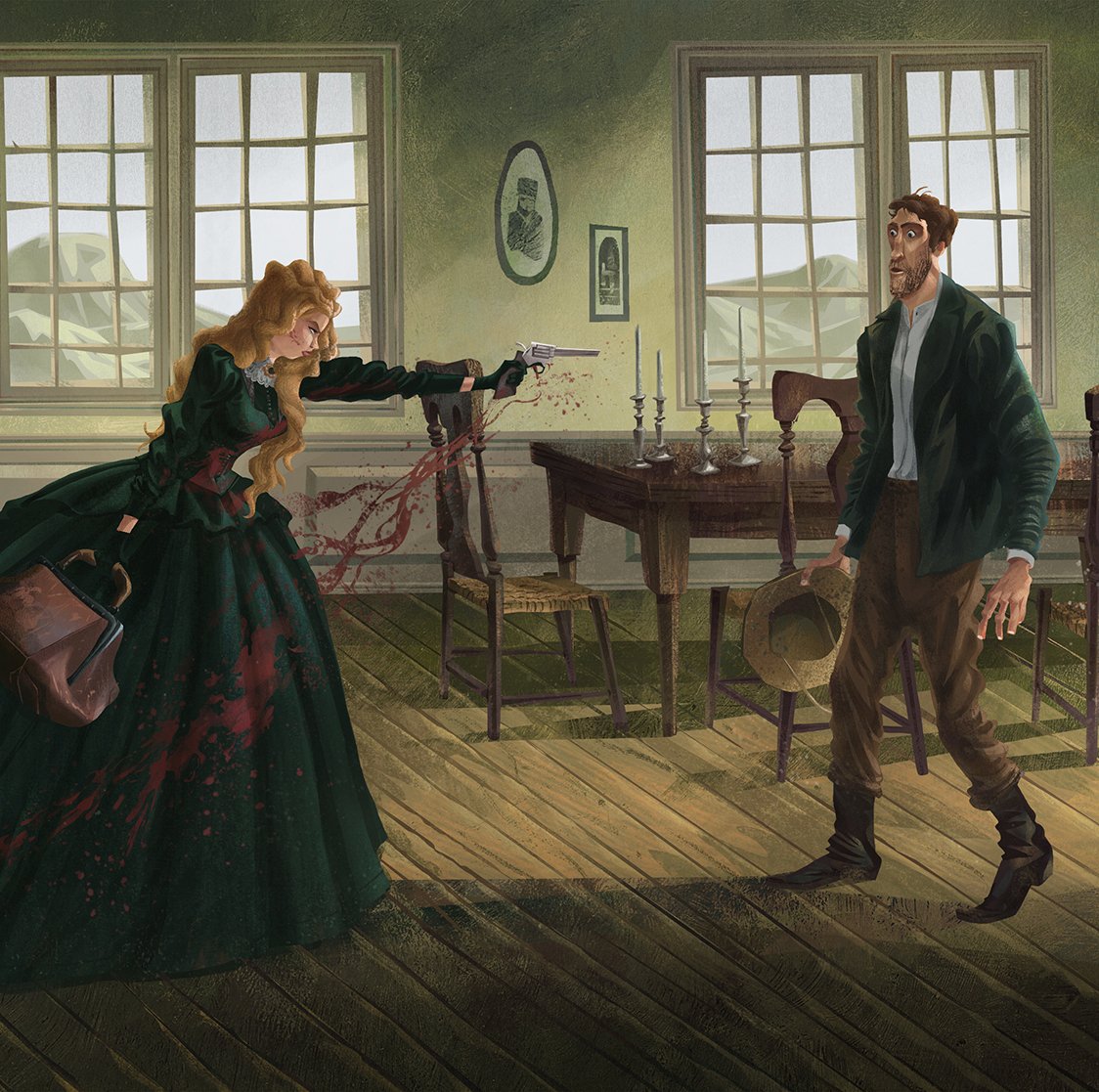OlgaSternart's tweet photo. New piece
#wildwest #eastofeden #steinbeck #conceptart #illustration #visualdevelopment #setdesign #salinasvalley #characterdesign https://t.co/pp7ecjENR7