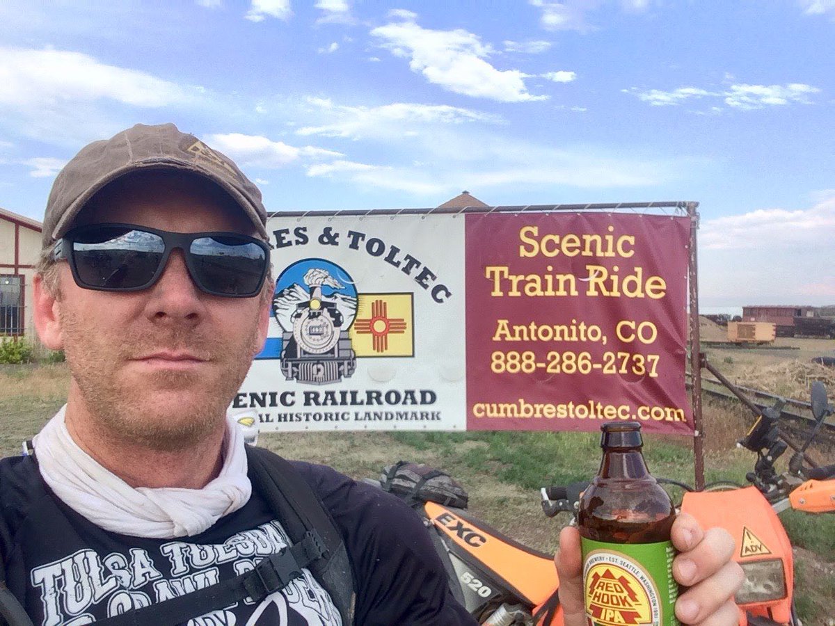 DirtyDog650's tweet photo. Day 6 of #NMBDR: Last stretch Cuba to CO. Wildfire detour, lost, then success! https://t.co/DUxFWcLtrT