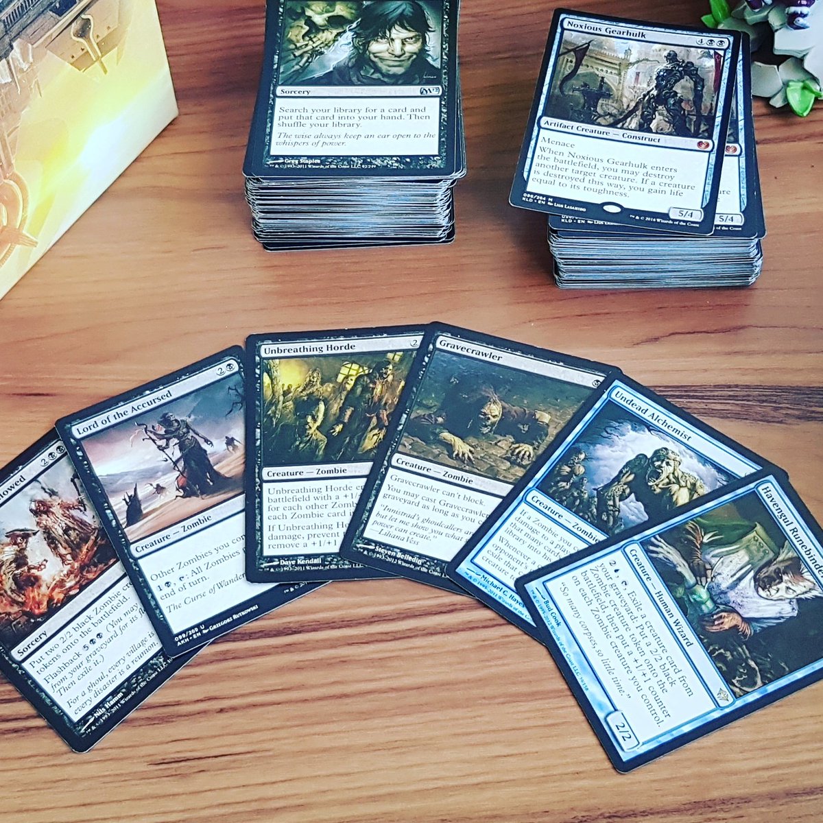 wolffang787's tweet photo. Zombie commander anyone with the scarab god ? #mtg https://t.co/asa9Labk03