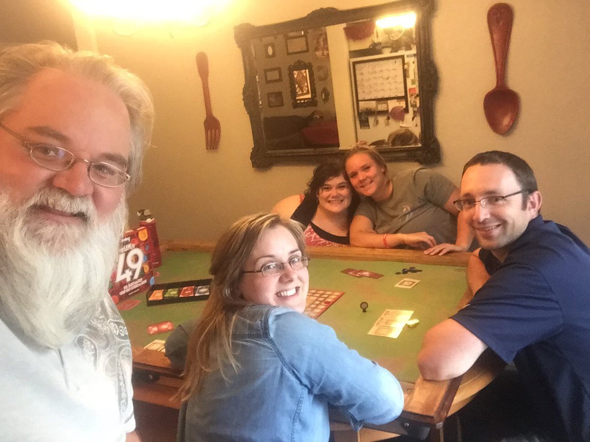kimpek's tweet photo. #thegameof49 came of my shelf of shame. #rulesschool @TheGameBoyGeek Looks good on the Game Topper w family fun bidding auction economy game https://t.co/zk3e99IIoW