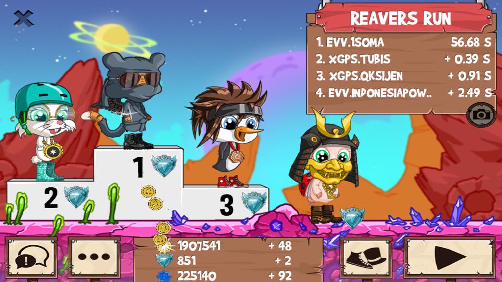1SOMAx's tweet image. Want to catch an L? #funrun2 #tubis #Qksijen #INDONESIApower
