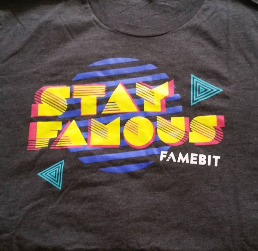 cliffbaldridge's tweet image. Thanks #Google #Famebit for the #TShirt , just in time for #Vidcon #youtube #youtuber #youtubers #vidcon2017 #gift #reward #youtubing #boss