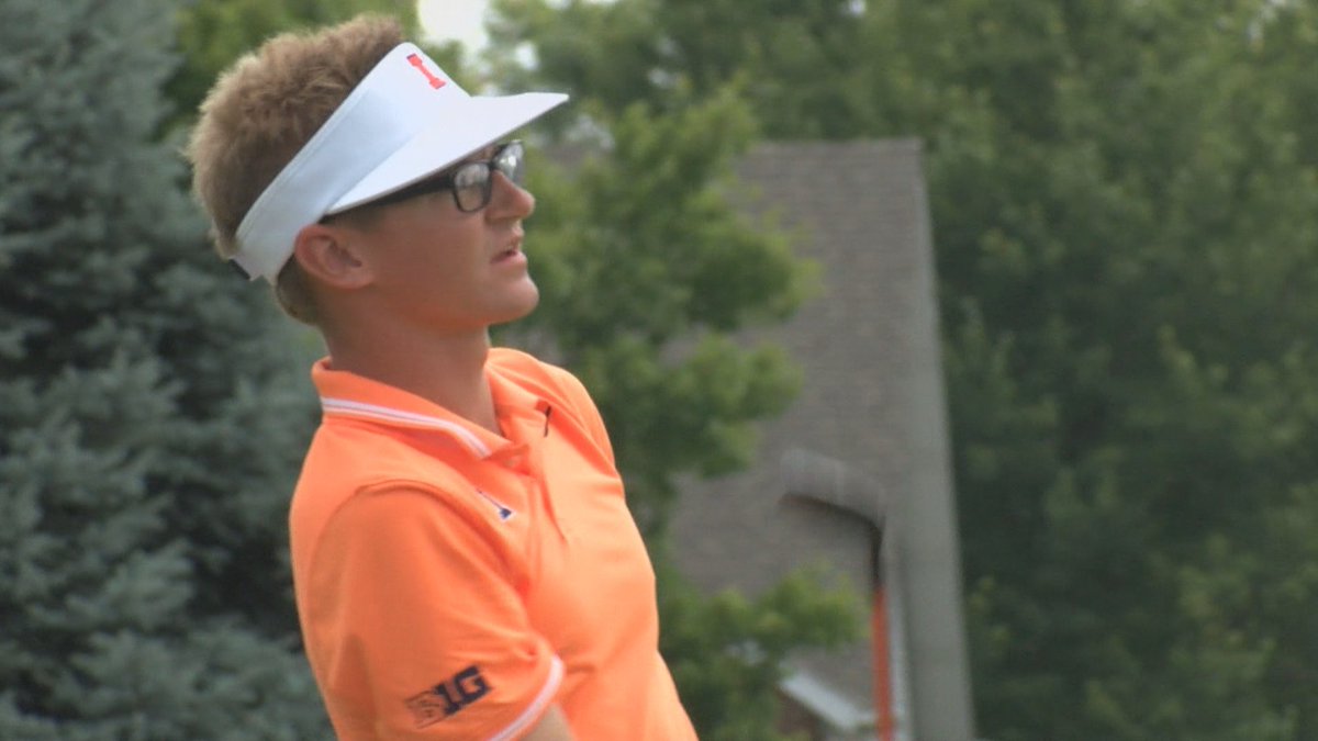 WCIA3sports's tweet photo. Day 1 @LincolnLandGolf is in the books, watch highlights and @craigwchoate reports on @DJ_DFunk first pro round -->>
https://t.co/kgb8NLJOOK https://t.co/OgxxoMvAxo