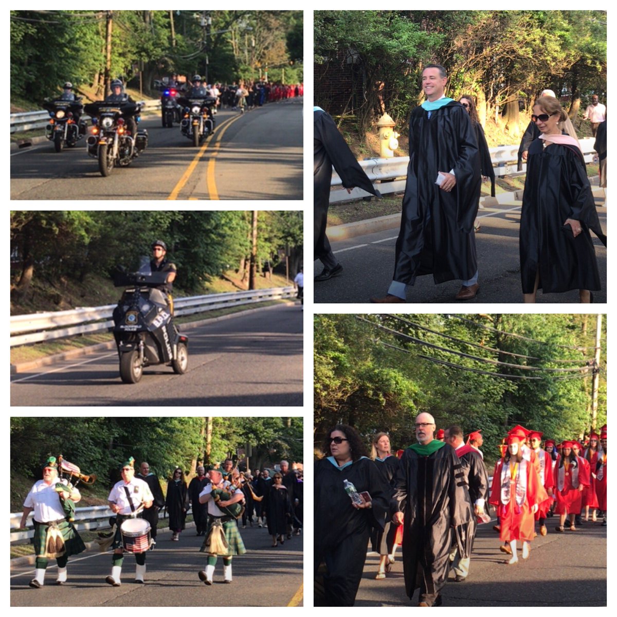 BloomfieldPulse's tweet photo. Some stills from tonight &amp; screenshots from Facebook live.  Congratulations @BHSCO17  🎓🐾🎓🐾🎓🐾
#BloomfieldNJ #BHSClassof2017 #itsreal https://t.co/JHWju952Lw