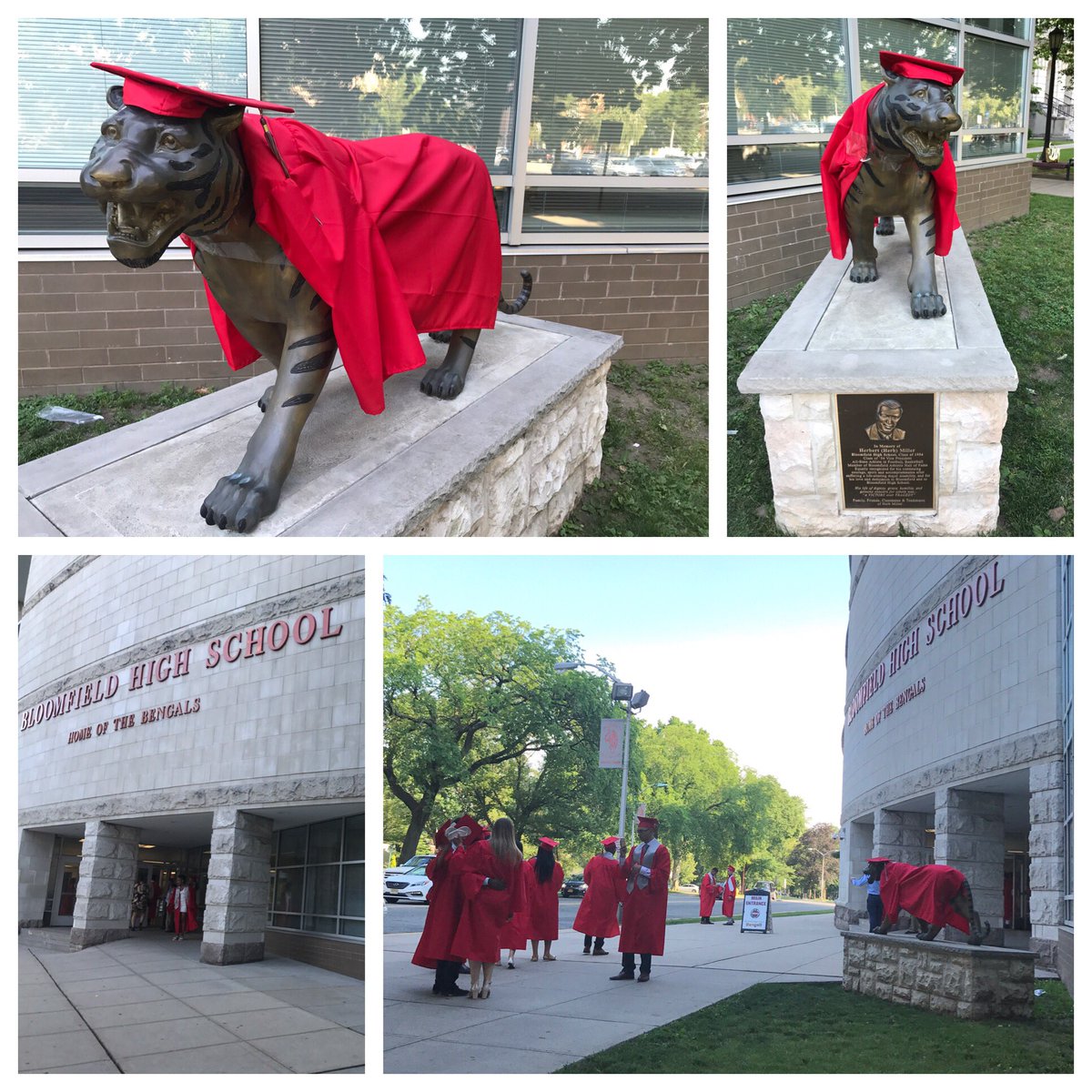 BloomfieldPulse's tweet photo. Some stills from tonight &amp; screenshots from Facebook live.  Congratulations @BHSCO17  🎓🐾🎓🐾🎓🐾
#BloomfieldNJ #BHSClassof2017 #itsreal https://t.co/JHWju952Lw