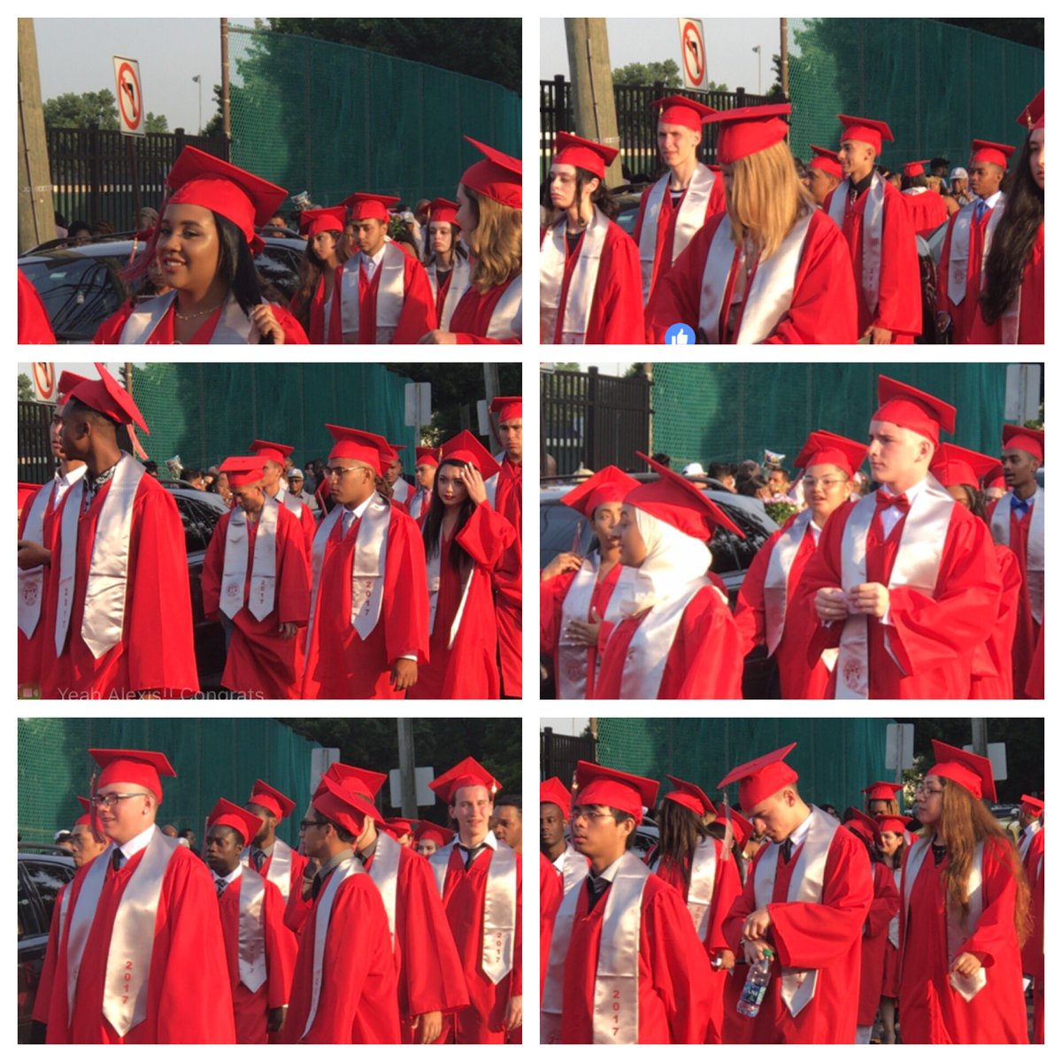BloomfieldPulse's tweet photo. Some screenshots from Facebook live.  Congratulations @BHSCO17  🎓🐾🎓🐾🎓🐾
#BloomfieldNJ #BHSClassof2017 #itsreal https://t.co/v1Ok2S7Mzq