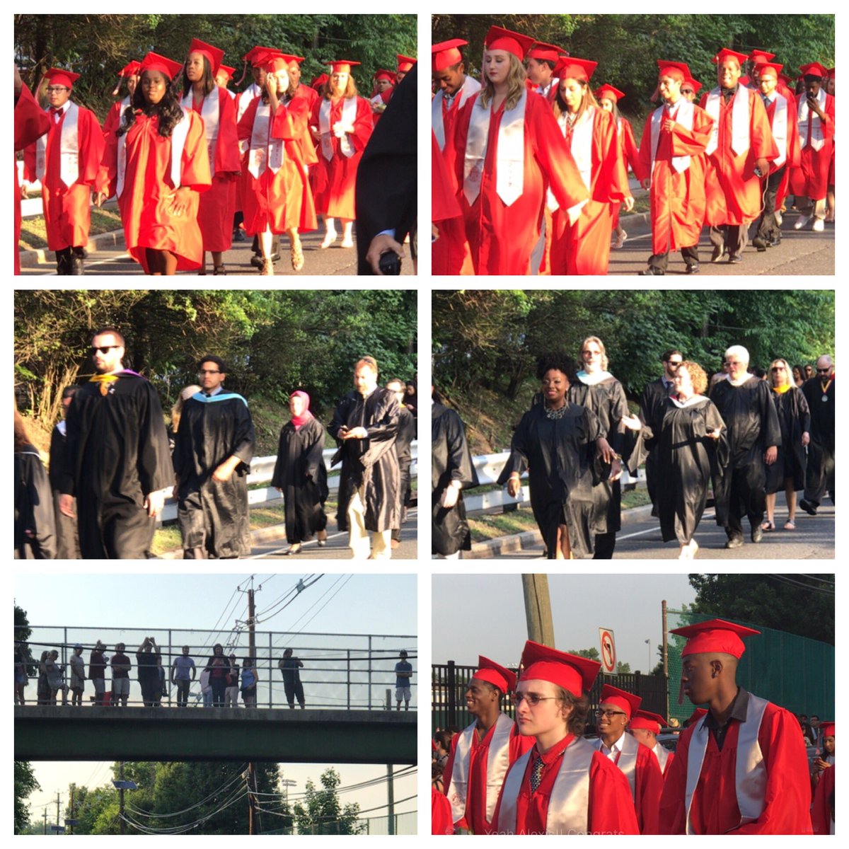 BloomfieldPulse's tweet photo. Some screenshots from Facebook live.  Congratulations @BHSCO17  🎓🐾🎓🐾🎓🐾
#BloomfieldNJ #BHSClassof2017 #itsreal https://t.co/v1Ok2S7Mzq