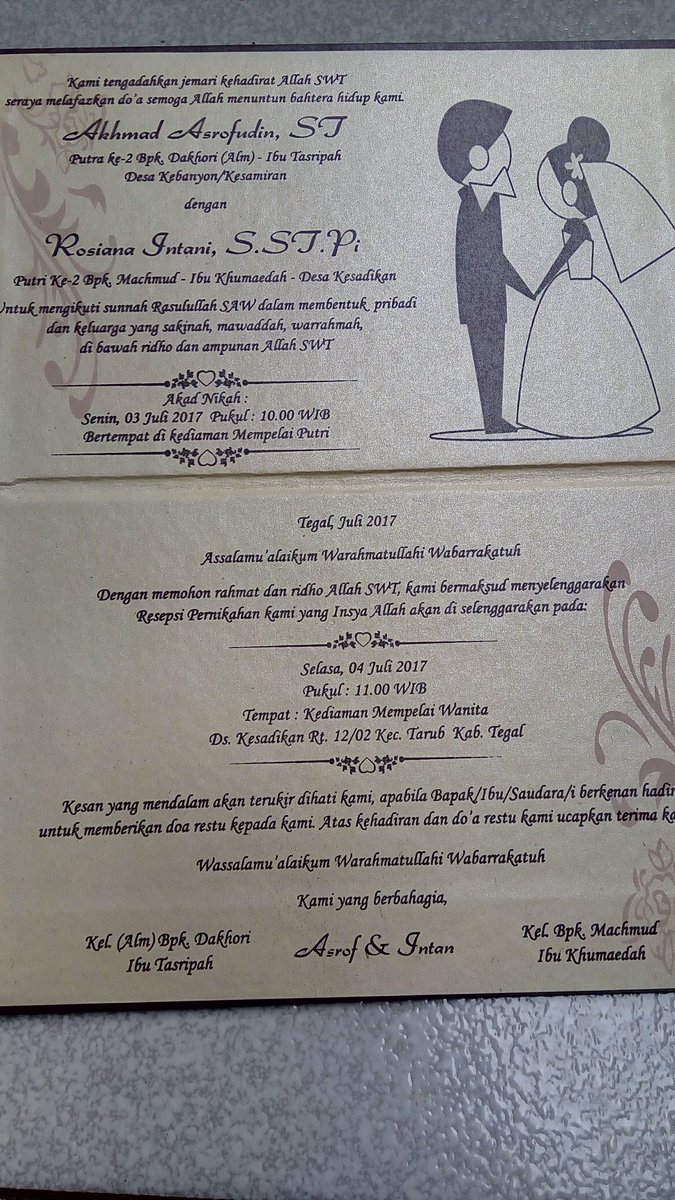 onimaedah's tweet photo. Mohon doa restu ya.. https://t.co/tXSEi0jxj8