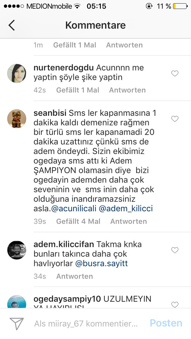 Bu doğrumu ben çünkü o lanet programı bakmadım #ademkilicci
