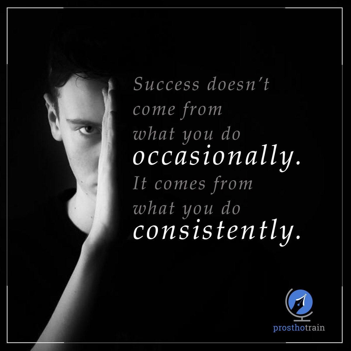 We get what we focus on consistently.
#FridayMotivation #Tubelight #dental #dentist #dentistry #dentalcare #quotes #MotivationalQuotes