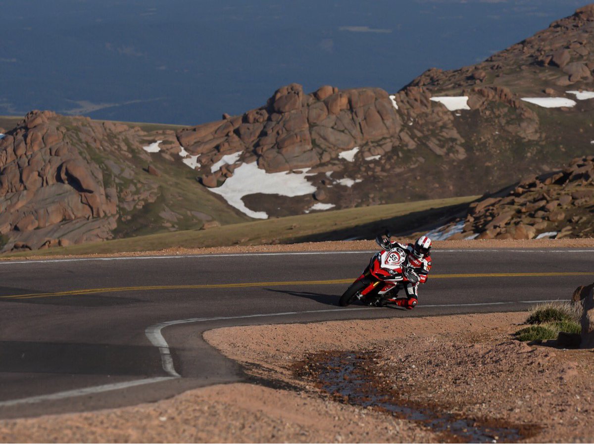 Dark 30 through the <a href="/PPIHC/">Pikes Peak International Hill Climb</a> gate for a daybreak practice. This year I've joined Carlin Dunn as <a href="/DucatiUSA/">Ducati North America</a> Squadra Alpina rider coaches.