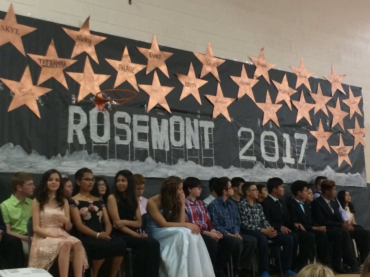 Rosemont8s's tweet photo. Everyone looking fine and learned at the Rosemont grade 8 farewell! Congratulations kids! https://t.co/6CPL7QlAcv