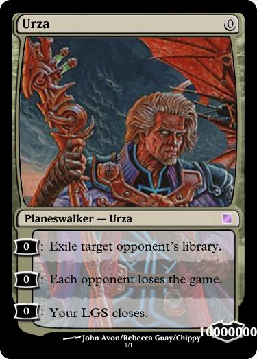 Here is your Urza Planeswalker card if we're being AT ALL realistic. #mtg
