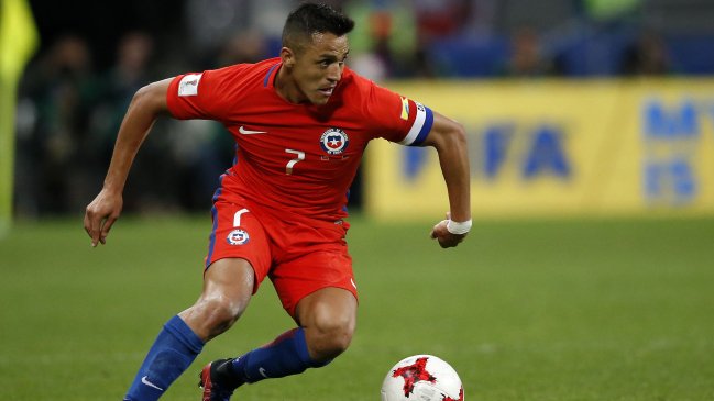 Cooperativa's tweet photo. Los saludos a Alexis por ser el nuevo goleador histórico de La Roja https://t.co/LNxSJMHETc https://t.co/4eyi0tiXzC