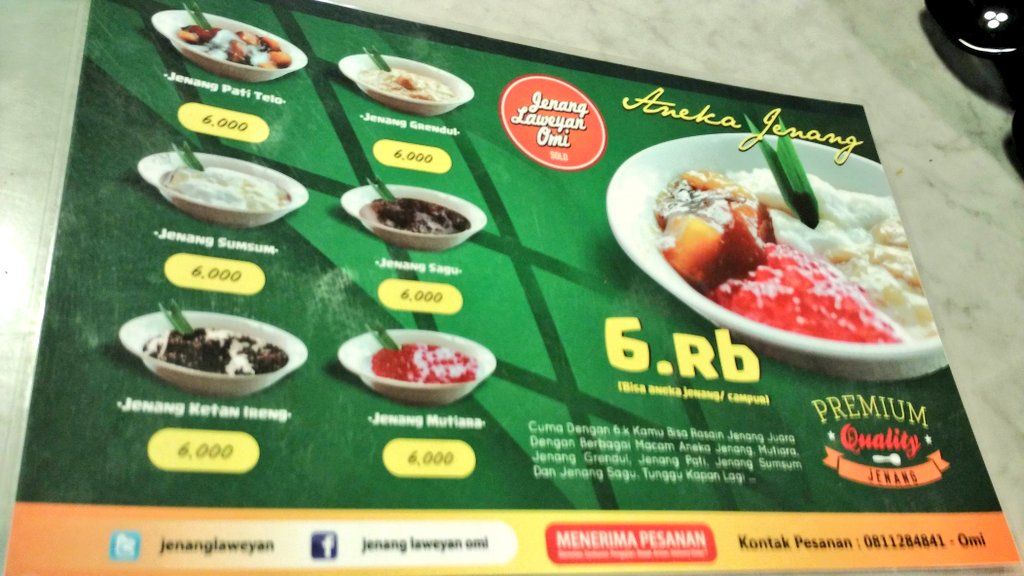 58 Jenang Laweyan Omi #Solo uenak deh jenang di sini (bubur manis: sumsum, pati telo, grendul, mutiara , ketan hitam dll)

#KisahRasaMudik