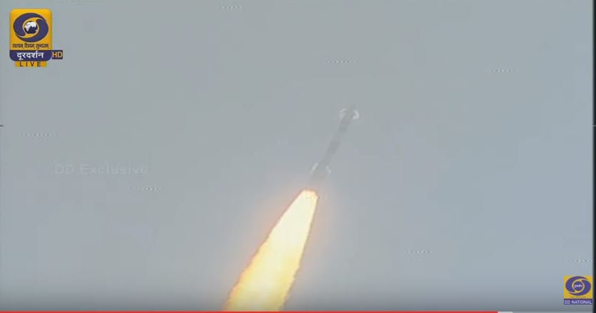 TeamIndus's tweet image. #ISRO succesfully launches #PSLVC38 / #CARTOSAT-2 series satellite from #Sriharikota. #IndiaInSpace