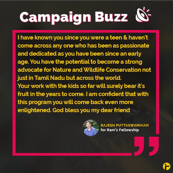 BitGiving's tweet photo. #CampaignBuzz | Ramnath wants to attend the Asia Pacific Leadership Program and you can make his dream a reality: https://t.co/ZJXVHCXpq9 https://t.co/KWv4WUQzrz