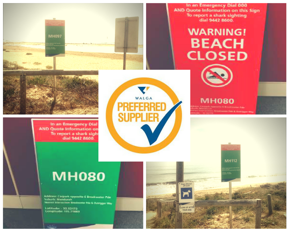 NCI_Signwriters's tweet photo. Emergency signs made for the City of Mandurah beaches a few weeks ago https://t.co/HQg37sOYAv