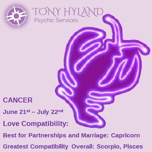 PsychicTony's tweet image. Happy Birthday, #Cancer friends! Concerned about a relationship? Get a #RelationshipAnalysis Forecast Pack today. tonyhyland.com/order/relation…