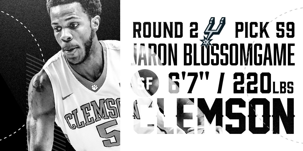 Welcome to the #SpursFamily, <a href="/JaronBgame/">Jaron Blossomgame</a>!
