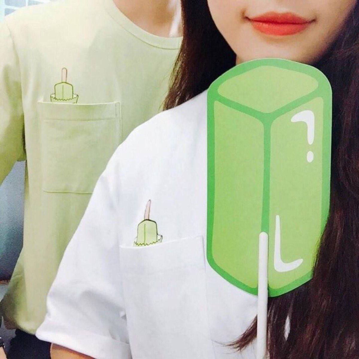 venus45451's tweet photo. 🍦🍭🍦🍭🍦🍭🍦🍭🍦

韓国で大人気アイスコレクション✨

 【 #可愛いアイスクリームTシャツ 】

色違いのカップル&amp;お揃いにぴったり👚
ファッションブランドSPAOと
ピングレのアイスクリームとのコラボ💜

ゲットしたくなる💟🎶💟🎶

#韓国情報
#ワババ #wababa https://t.co/XHQ0KpSrZ0