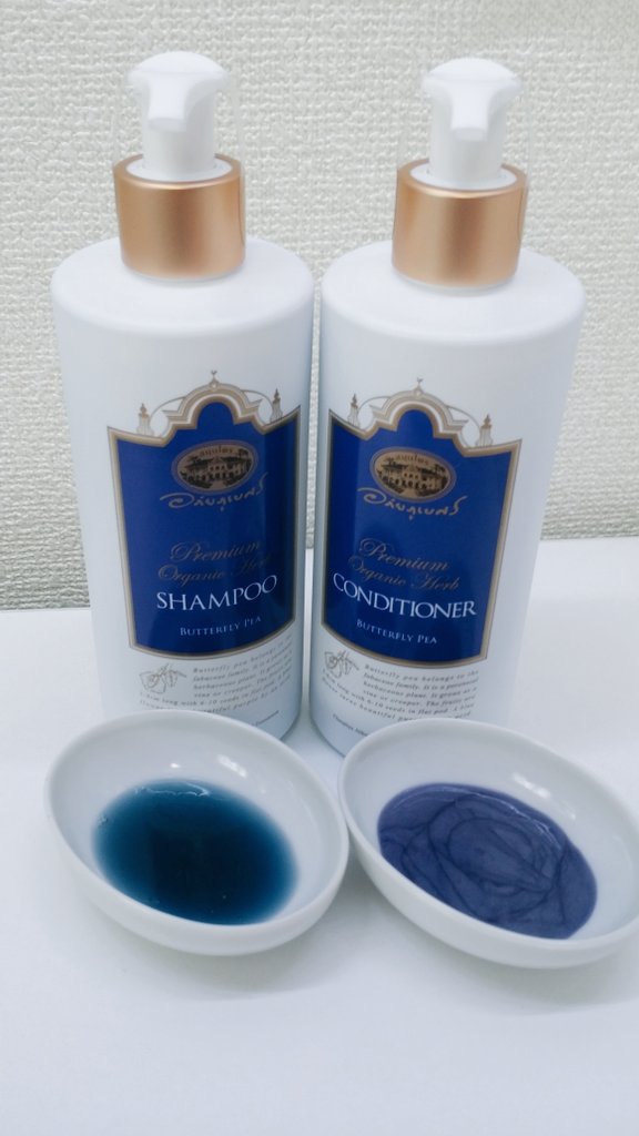 Abhai Official على تويتر 青い色のシャンプー コンディショナーがあるのをご存じですか バタフライピー シャンプー コンディショナー 髪に良い おすすめシャンプー 白髪に良い 抜け毛予防