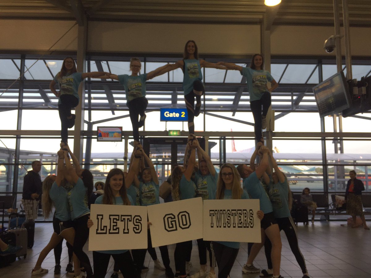 vista_twisters's tweet photo. Vista Twisters are checked in and ready to fly✈️💙💛 #vistatwisters #southendairport #Prague #europeanchampionships2017 #bca #Dover https://t.co/bRQWuGx9qn