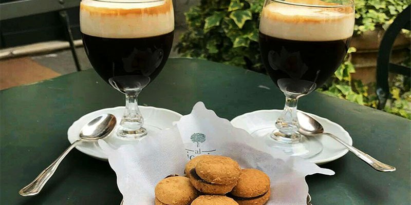 #Turin style #coffee, Baci di Dama #biscuits  #typical Bicerin #caffè come lo fanno a #Torino #nocciole #hazelnuts #chocolate  Ph. reggio32
